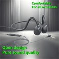 thumbnail image 4 of GZCRDZ Auriculares abiertos de conducción de aire, auriculares con cable de 3,5 mm y micrófono incorporado adecuados para actividades al aire libre, 4 of 5