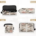 thumbnail image 5 of Hair Tool Organizer Bag with Heat Resistant Mat Removable Travel Storage Case for Hot Air Brushes Curling Irons Beautiful Birds Sitting on Branches, 5 of 8