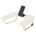 thumbnail image 1 of Reposabrazos de Uñas Unique Bargains con Soporte de Teléfono Rotativo de 360° Reposabrazos en Forma de U para Técnicos de Uñas para Uso en Salones o en Casa Beige, 1 of 7