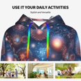 thumbnail image 4 of Wukai Fireworks1 Print Womens Hoodies Fleece Sweatshirts Long Sleeve Sweaters Pullover Fall Outfits Winter Clothes-Medium, 4 of 7