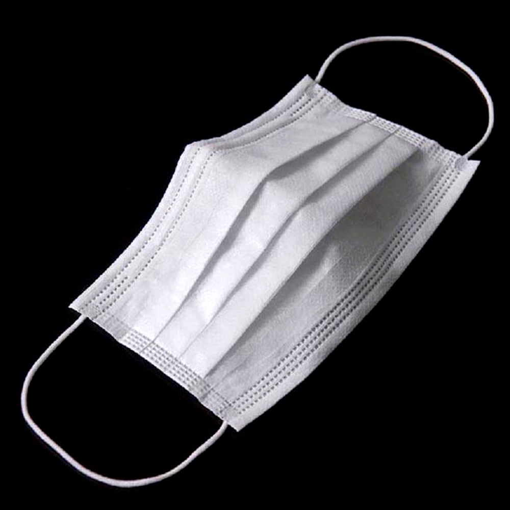 50pcs/pack Disposable Face Mask NonWoven 3Layer Respirator Earloop