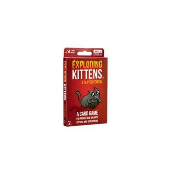 Exploding Kittens Brand 2 Player Party Game,15 Mins, Ages 7 and up