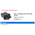 thumbnail image 2 of Power Window Relay - Compatible with 1994 - 1997 Honda Accord 1995 1996, 2 of 2