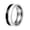 Black White, variant on Men's Stainless Steel Two-Tone Amulet Rotatable Retro Dominant Trending Exquisite Wedding Rings Red Black Size 8