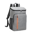 thumbnail image 2 of Insulated Cooler Backpack Lunch Bag Large Capacity Thermal Food Carrier with Bottle Holders for Picnic Camping Office, 2 of 7