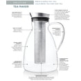 thumbnail image 3 of Teabloom Solstice Multi-Brew Glass Tea Pitcher, 3 of 8