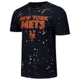 thumbnail image 2 of Men's Majestic Threads Black/White New York Mets Splatter T-Shirt, 2 of 3
