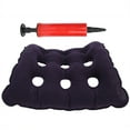 thumbnail image 5 of Medical Pressure Sore Prevention Cushion,Portable Inflatable Cushion Seat with Air Pump for Prolonged Sitting Ideal Seat Cushion for Daily Use,19.5 x 19.5in (Flocked square cushion sapphire blue), 5 of 9