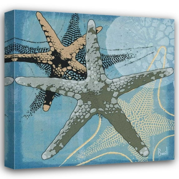 Jason Basil 36x36 Gallery Wrapped Canvas Wall Art Titled - Oceans Delight II