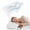White, variant on Nalqet 2 Pack Standard Cooling Pillow for Sleeping, 26×20 inch Memory Foam Cool Bed Pillows with Washable Cover for Back, Hot Sleepers