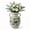 Green, variant on BUYMAX Light Blue Ceramic Vase, Vintage Two-Handle Vase for Flower Arrangements, Farmhouse Table Centerpiece, Decorative Vase for Dried or Fresh Flowers