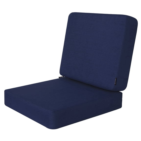 Favoyard Outdoor Deep Seat Cushion Set, 22 x 22 Inch Rainproof & 3-Year Fade Resistant Wicker Furniture Cushions with Ties for Chair, Sofa, Couch