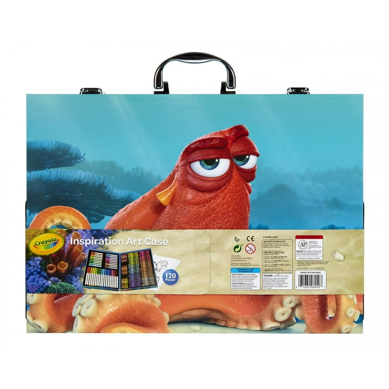 Crayola Inspiration Art Kit Coloring Case, Disney Finding Dory, 120 Pieces  