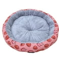 thumbnail image 2 of FeiFu Pet Cats Dog Christmas Round Bed Cushion Warm Pet Mat Thickened Warm Dog Bed Cats Bed Soft Comfortable Pet Bedding Festive Holiday Pet Cushion, 2 of 4