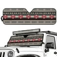 thumbnail image 2 of Uorisanigo Windshield Sunshade, Southwestern Aztec Tribal Sun Visor Windshield Shade Compatible with Jeep Wrangler JK JKU JL JLU 1997-2023 & Jeep Gladiator JT 2020-202, Blocks UV Rays, 2 of 7