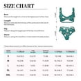 thumbnail image 4 of Kdxio Love Dog Print Women's 2 Piece High Waisted Wrap Spaghetti Strap Summer Swimsuit Bikini Set-X-Large, 4 of 7