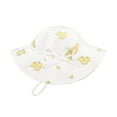 thumbnail image 5 of Toddler Boy Sun Hat Adjustable Baby Toddler Summer Fruit Print Cotton Breathable Bucket Hat Vacations Beach Sun Protection Hat Sun Hats for Kids WH3 1 Years-3 Years, 5 of 6