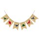 thumbnail image 1 of Colorful Dinosaur Burlap Banner Creative Dinosaur Printing Swallowtail Garland Bunting Flag Theme Party Supplies, 1 of 3