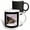 Multicolor, variant on 3drose, Cute Sleeping Black Brown Tabby Cat Photo, 15oz Two-tone Black Mug