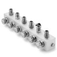 thumbnail image 1 of PointZero Airbrush Manifold 6-Way Air Hose Splitter 1/8 in BSP Taps, 1 of 4