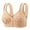 Beige, variant on IWRICH Daisy Wireless Bras for the Old Women Floral Printed Push up Bra Full Coverage Lifting Soft Comfortable Bralettes Pink 50