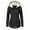 A3-Black, variant on Women's Hooded Parka Coat Winter Coats Warm Jacket Long Parka Coat Thichkened Winter Jacket