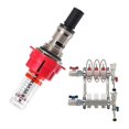 thumbnail image 4 of 6 Pcs Underfloor Heating Manifold Flow Meter, Visual Flow Monitoring Regulator for Underfloor Heati, 4 of 5