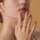 thumbnail image 5 of Anillos de boda SMILEST Full Eternity Moissanite para mujer, 5 of 8