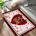 thumbnail image 4 of JilgTeok Valentine'S Day Kitchen Rugs Non-Slip Absorbent Home Kitchen Rugs and Door Mats Love Heart Decorative Kitchen Floor Mat,Cheerful for Everyone, 4 of 7