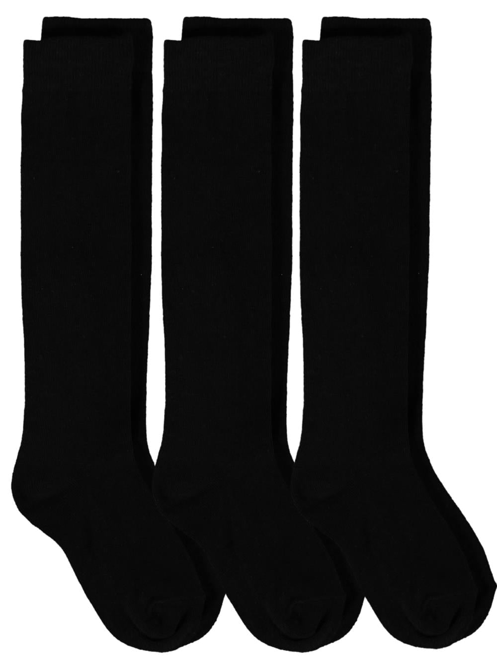 Piccolo Hosiery Girls School Uniform KneeHigh Sock, Pack of Three