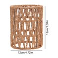thumbnail image 2 of Peggybuy Paper Rope Lamp Shade Pendant Light Shade Tabletop Lamp Shade for Hanging Lamp, 2 of 9