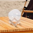 thumbnail image 4 of 1 Ensemble Terrarium en Verre Transparent Rond Rétro Support en Bois pour Décoration Intérieure 12.00X10.00X8.50CM, 4 of 9