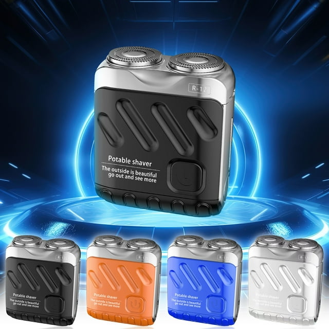¡Precios Bajos!, R-12 Afeitadora de equipaje Mini afeitadora Afeitadora portátil para hombres Afeitadora de diseño fácil de usar para viajes Akmoler