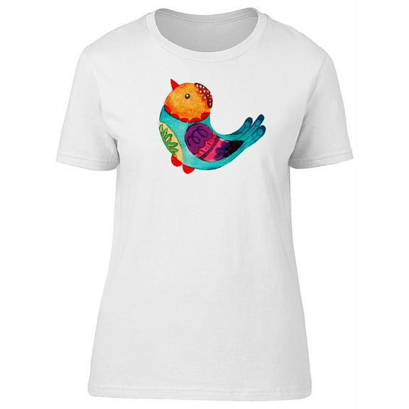 Funny Colorful Bird Tee Women's -Image by Shutterstock