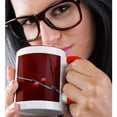 thumbnail image 2 of 3drose, Michigan, Winterberry Holly Berries - Us23 Bja0052 - Jaynes Gallery, 11oz Two-tone Red Mug, 2 of 6