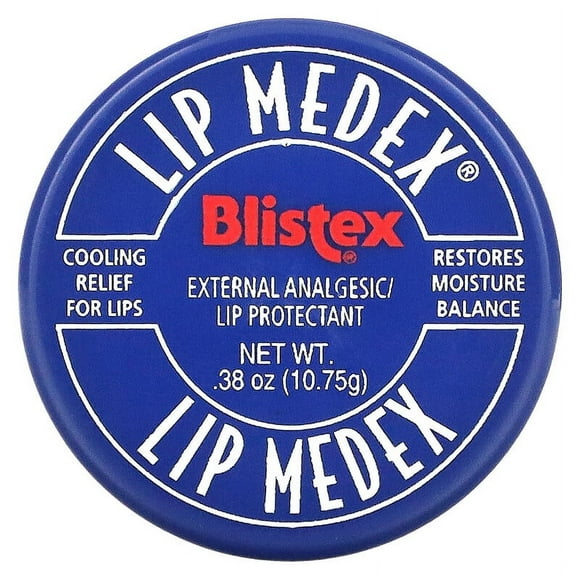 Blistex, Lip Medex, External Analgesic Lip Protectant, 0.38 oz (10.75 g) Pack of 2