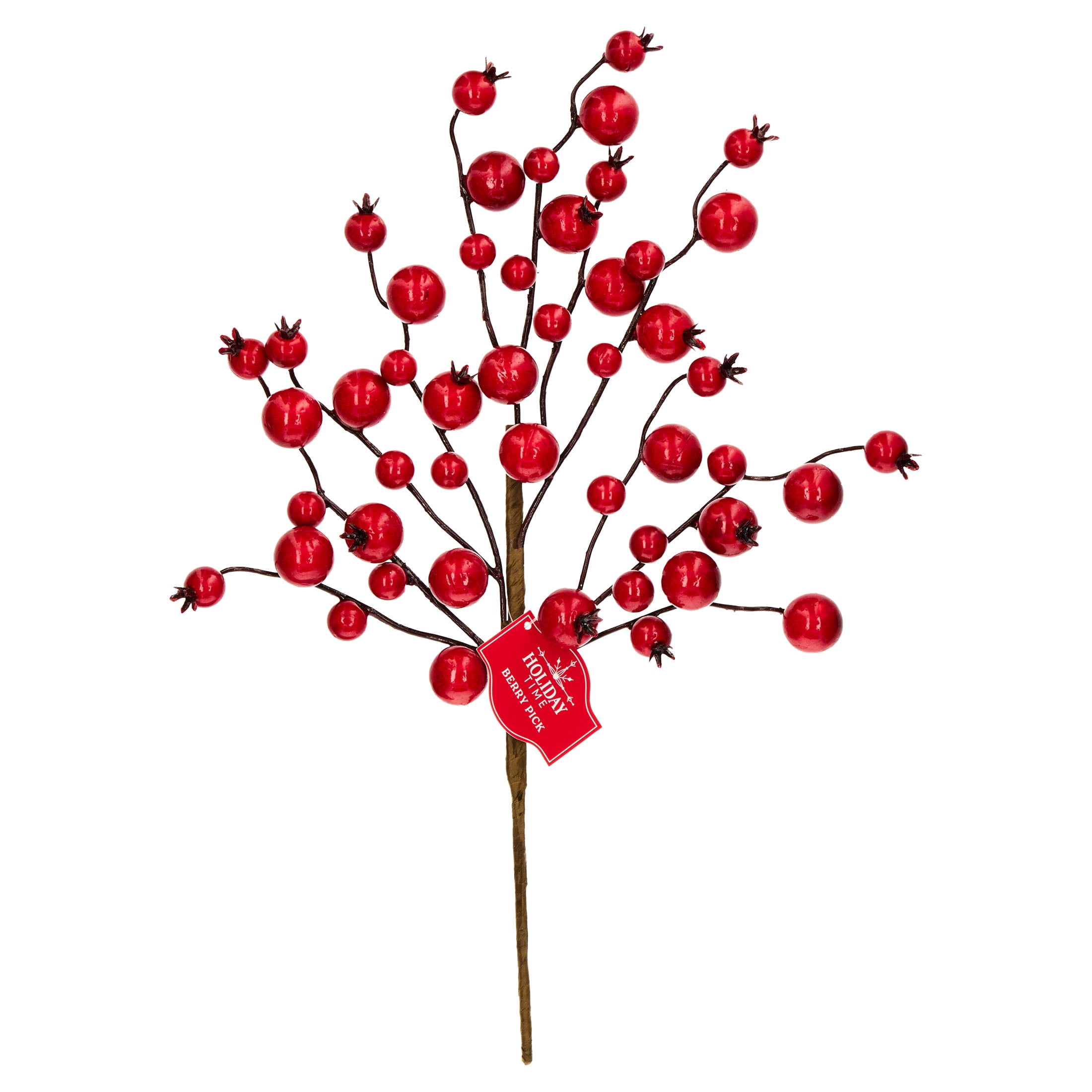 Red Berry Decorative Christmas Pick, 16", by Holiday Time