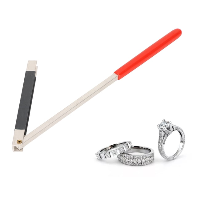 Barra de Rollo de Papel de Lijado, Herramiente de Molinda de Metal Profesional de Papel de Lijado Manual de Plástico Portátil Ergonímico para Joyería
