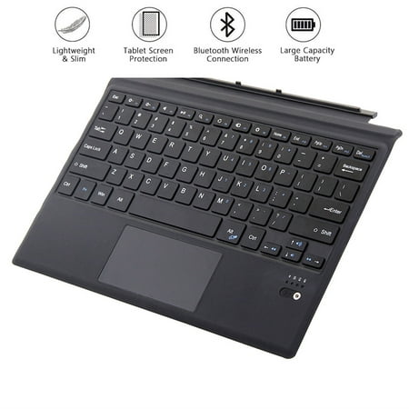 Tablet Bluetooth Wireless Magnetic Ergonomic Keyboard for Microsoft Surface pro3/4/5 Sucker
