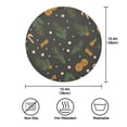 thumbnail image 4 of IAUYY Set of 4 Round Placemats for Dining Tables Heat-Resistant and Wear-Resistant DIY Printing Design Table Placemats，Applicable for Christmas Orange-brown Gingerbread, 4 of 7