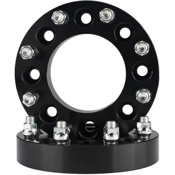 Richeer 2PCS 8x6.5 to 8x180 Wheel Adapters 1.5" Thick 8x165.1 to 8x180 with 14x1.5 Studs & 117mm Center Bore Fits select: 1999-2010 CHEVROLET SILVERADO, 2001-2010 GMC SIERRA