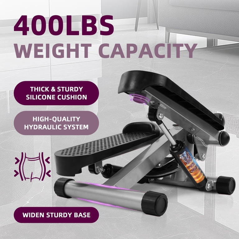 Full Stepper Stair Stepper Mini Stepper With Handlebar & Resistance Bands - Portable ...