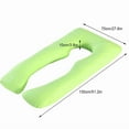 thumbnail image 2 of Eurhowing Large Body Pillow, Full Body Pillow for Side Sleeper, Long Bed Pillow with Detachable Cover for Adults, Hypoallergenic Cooling Fabric (47in, Green), 2 of 8