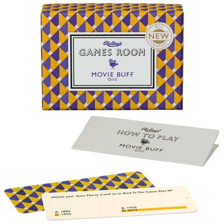 Trivia Card Set - Movie Buff Version 2 Trivia Deck Quiz Card Guess Game
