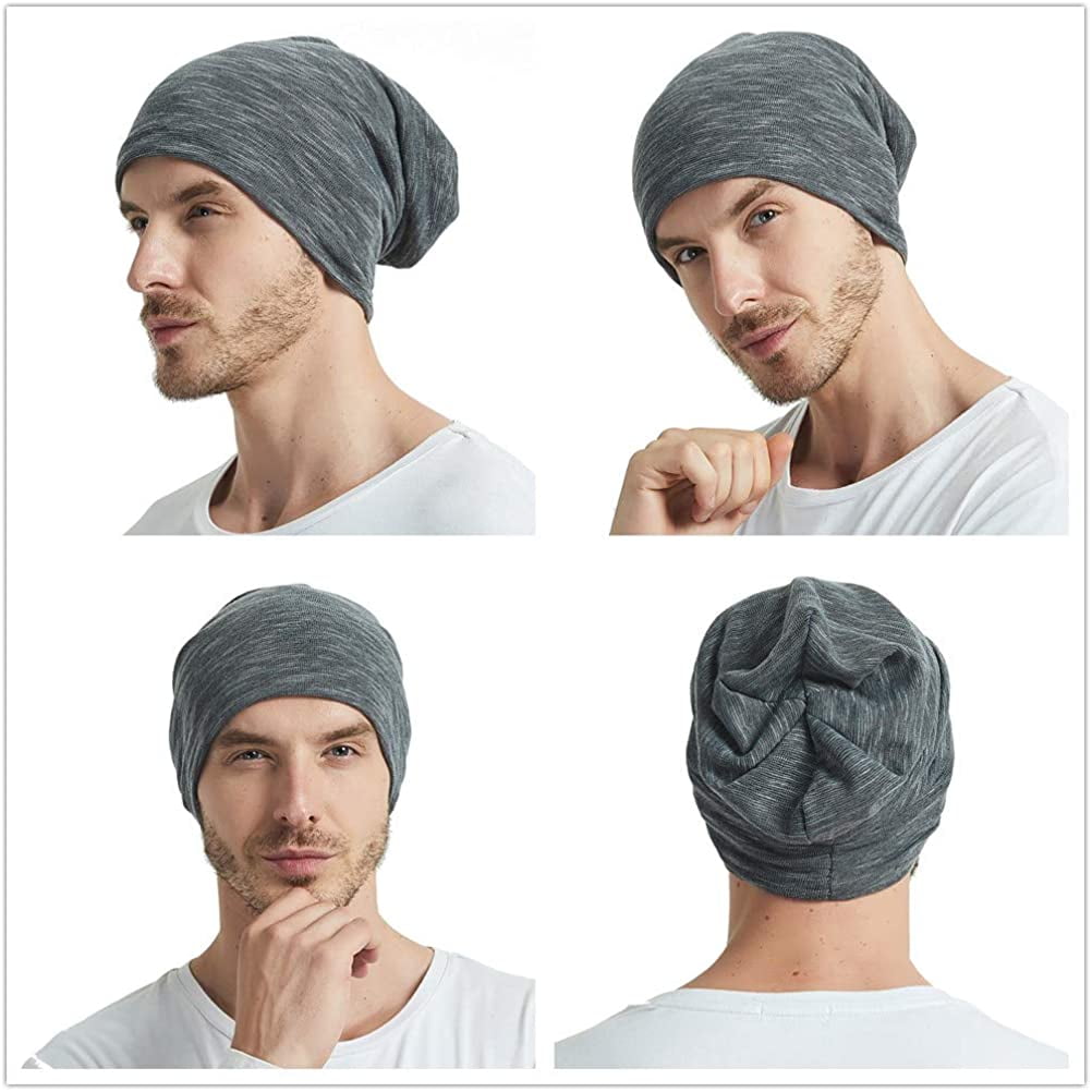 Summer Slouchy Beanie for Women Relaxed Knit Skull Cap Daily Styling Ruphedy Women Slouchy Beanie Hat Knit Long Baggy Slouch  main image 3
