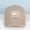 Khaki, variant on QUINT'S SHARK FISHING AMITY ISLAND Letter Embroidered Color Block Trucker Hat Unisex Adjustable Cotton Breathable Fashion Cap for Travel Daily Wear