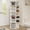 White#4, variant on Display Shelves Rotating Shoe Rack Tower, 7-Tier Spinning Shoe Rack, Free Standing 360° Revolving Shoe Organizer, High Bottom Design Shoe Tower Spinning Storage Lazy Susany, Fits 28 Pairs of Shoes (
