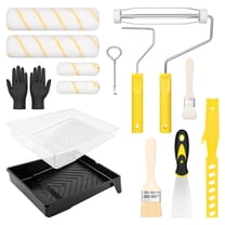 Roller Set Rods Sentryse Paint Roller Kit for Walls, 14-Piece Paint Roller Set with 9 ...