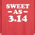 thumbnail image 2 of Instant Message - Sweet As 3.14 - Women's Lightweight French Terry Pullover, 2 of 6