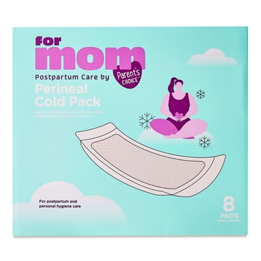 Parent's Choice Postpartum Care Perineal Cold Pack Ice Pads, 8 Count